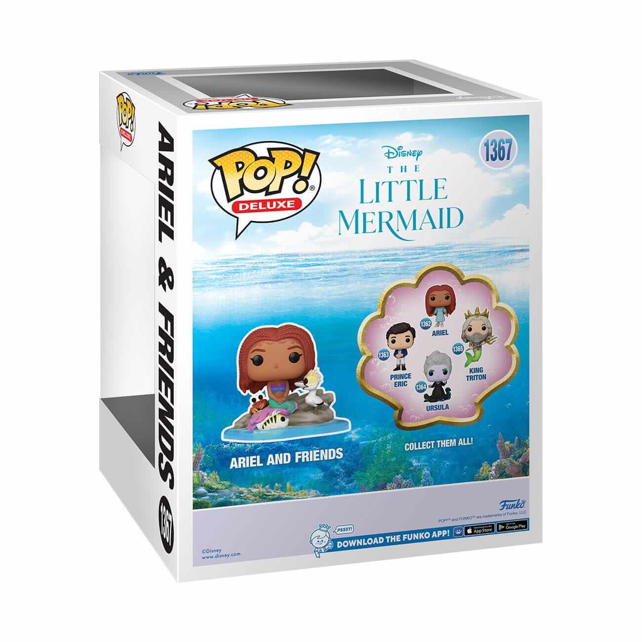 The Little Mermaid - Ariel & Friends (1367) Funko Pop! Deluxe Disney Vinyl Figure 9 cm