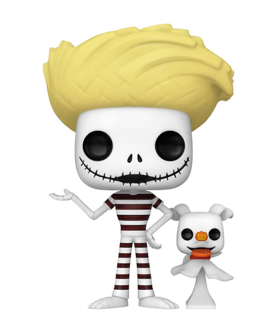 The Nightmare Before Christmas - Jack Skeletron with Zero (Beach) (1470) Funko Pop! & Buddy Jack Skellington Vinyl Figure 9 cm