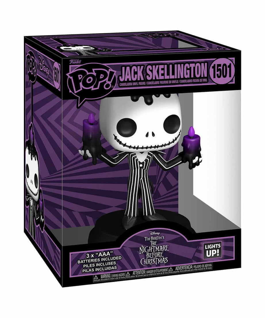 The Nightmare Before Christmas - Jack Skellington (SFX & Lights Up!) (15) Funko Pop! Jack Skeletron Vinyl Figure 15 cm