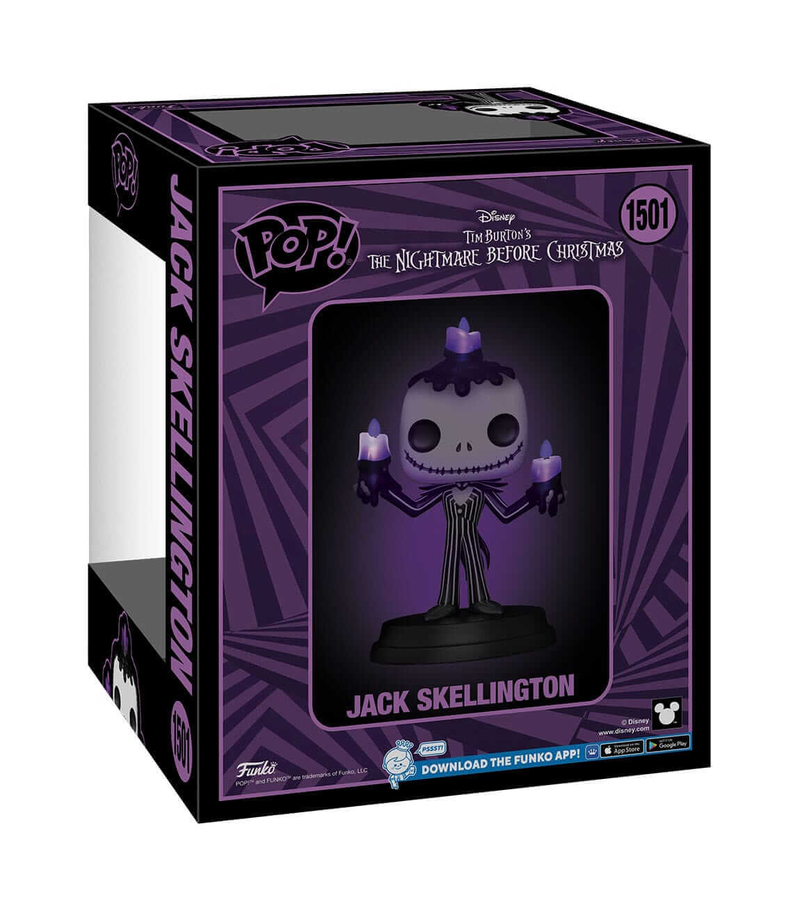 The Nightmare Before Christmas - Jack Skellington (SFX & Lights Up!) (15) Funko Pop! Jack Skeletron Vinyl Figure 15 cm