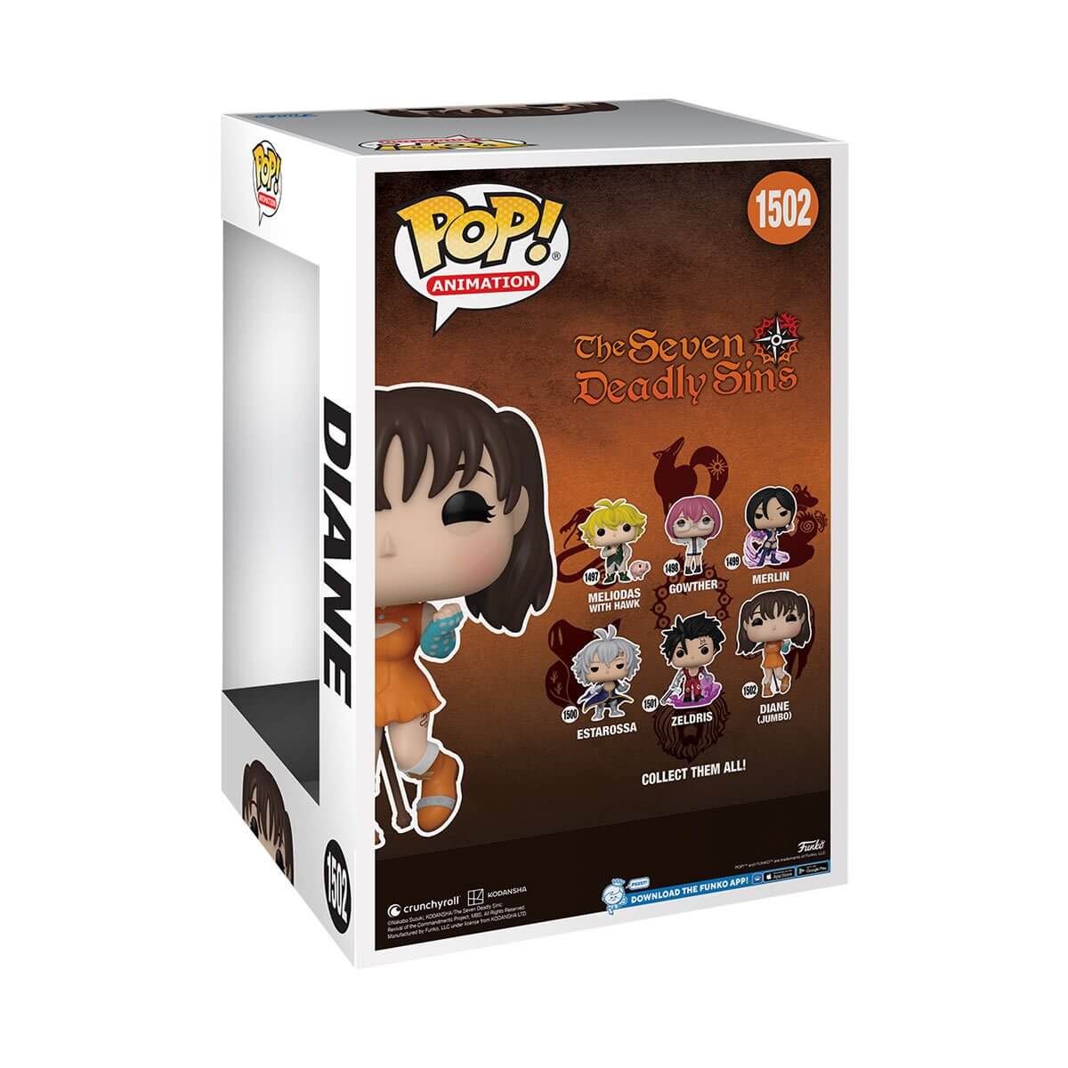 The Seven Deadly Sins - Diane (Super Sized) (1502) Funko Pop! Animation Anime Vinyl Figure 25 cm