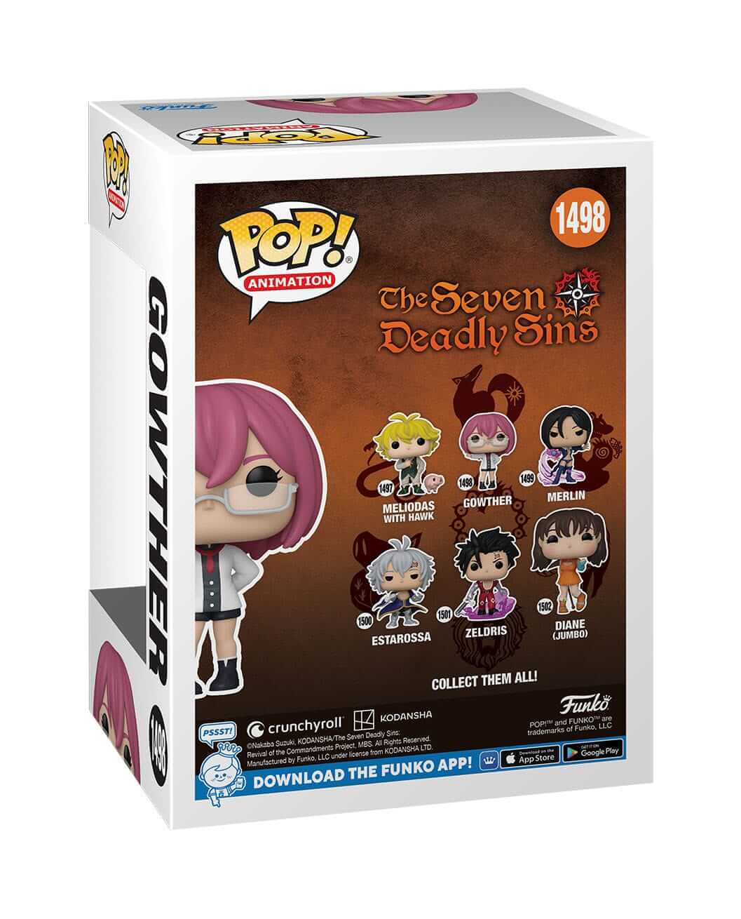 The Seven Deadly Sins - Gowther (1498) Funko Pop! Animation Anime Vinyl Figure 9 cm
