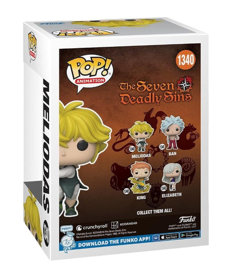The Seven Deadly Sins - Meliodas (1340) Funko Pop! Animation Anime Vinyl Figure 9 cm