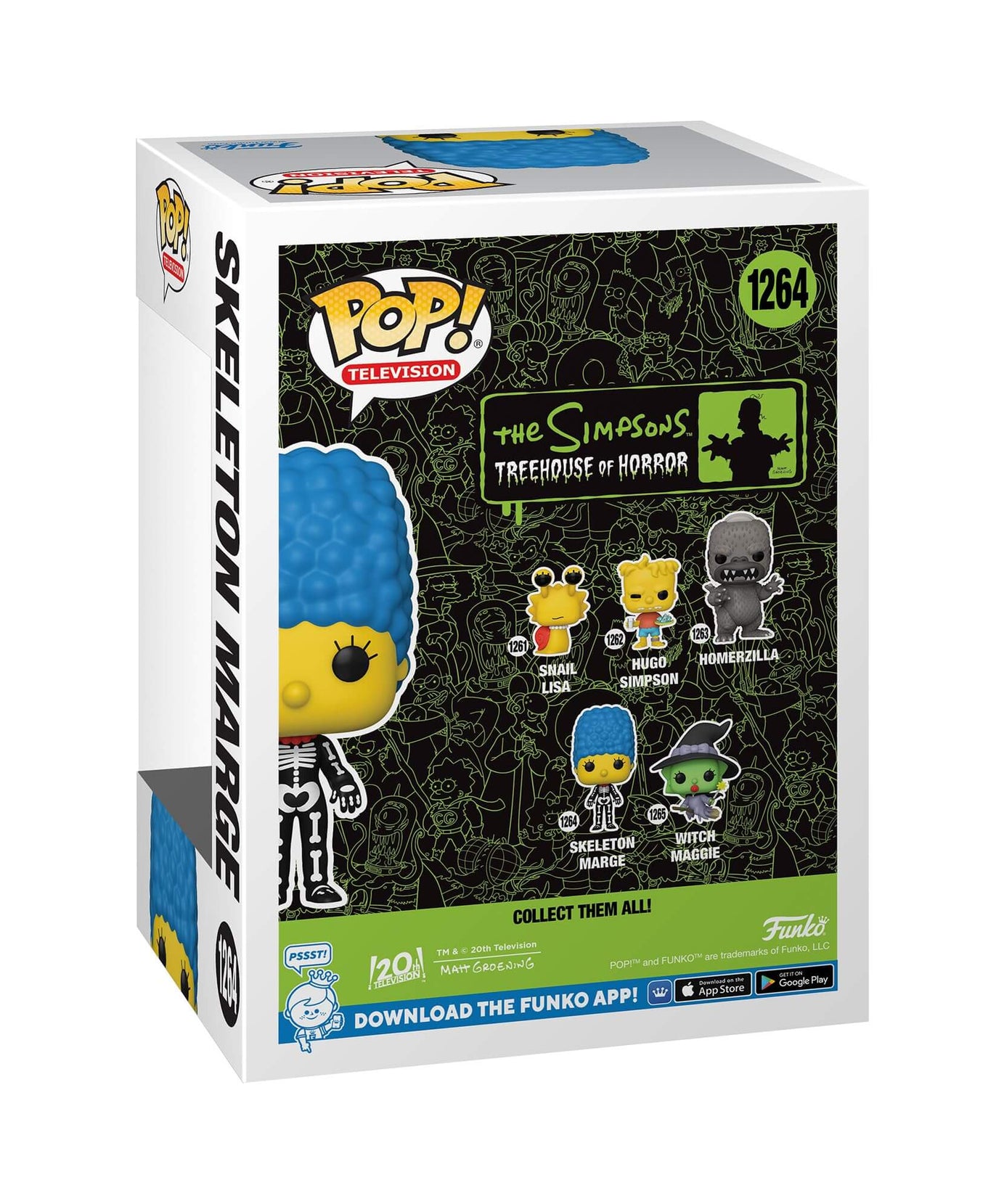 The Simpsons - Skeleton Marge (1264) Treehouse of Horror Funko Pop! Animation Vinyl Figure 9 cm