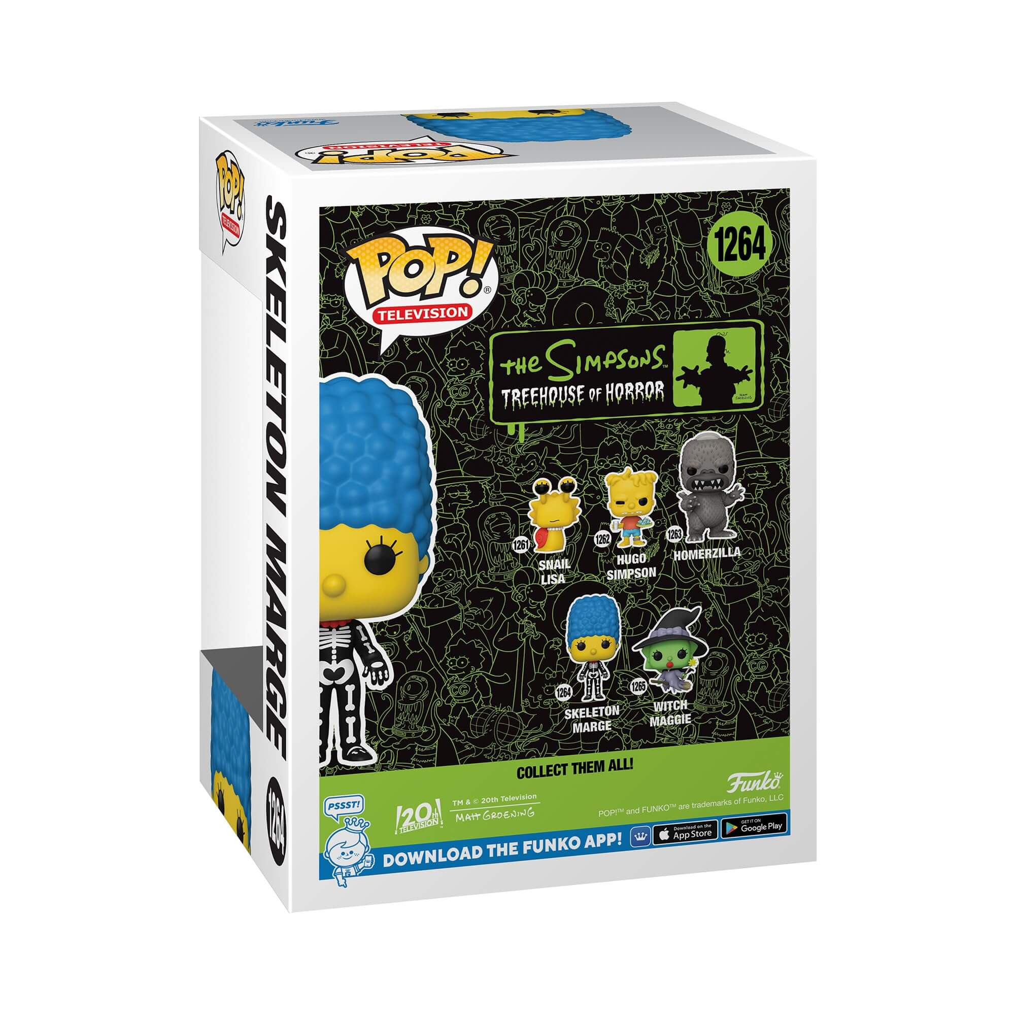 The Simpsons - Skeleton Marge (1264) Treehouse of Horror Funko Pop! Animation Vinyl Figure 9 cm