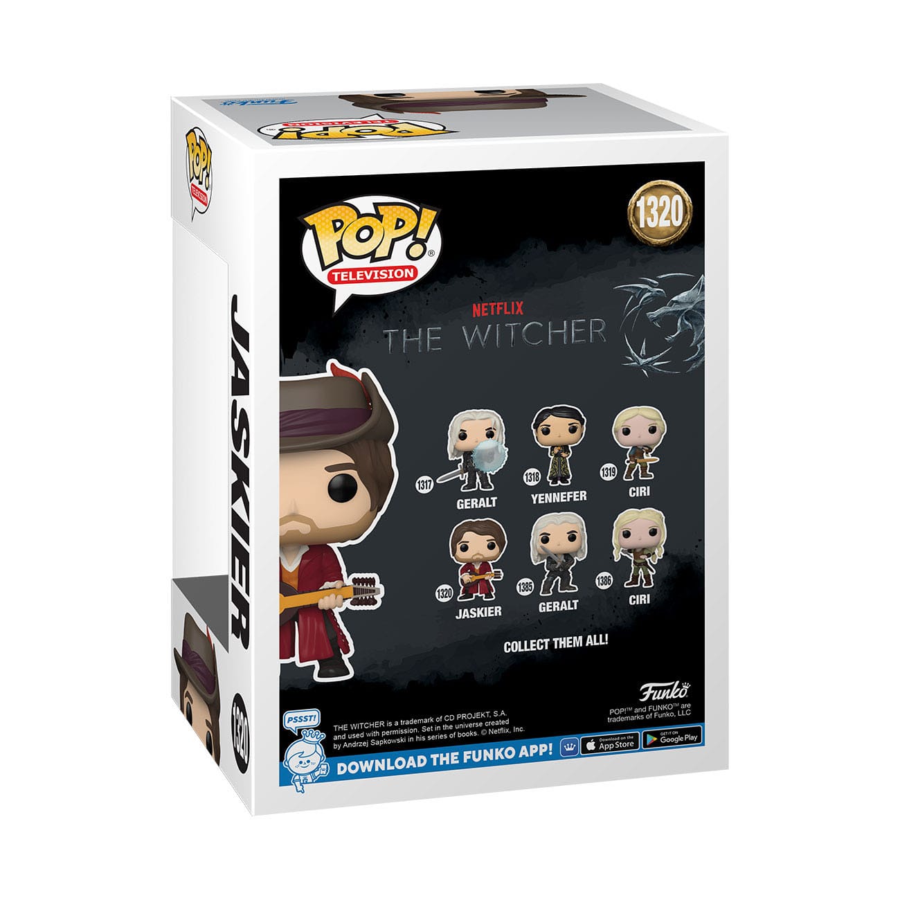 The Witcher - Jaskier CHASE (1320) Funko Pop! Television Netflix TV Ranuncolo Vinyl Figure 9 cm
