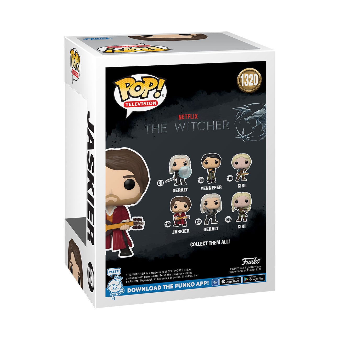 The Witcher - Jaskier (1320) Funko Pop! Television Netflix TV Ranuncolo Vinyl Figure 9 cm