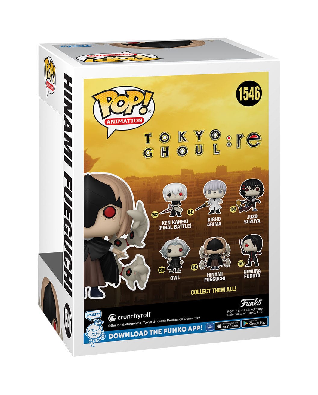 Tokyo Ghoul:re - Hinami Fueguchi CHASE (1546) Funko Pop! Animation Anime Vinyl Figure 9 cm