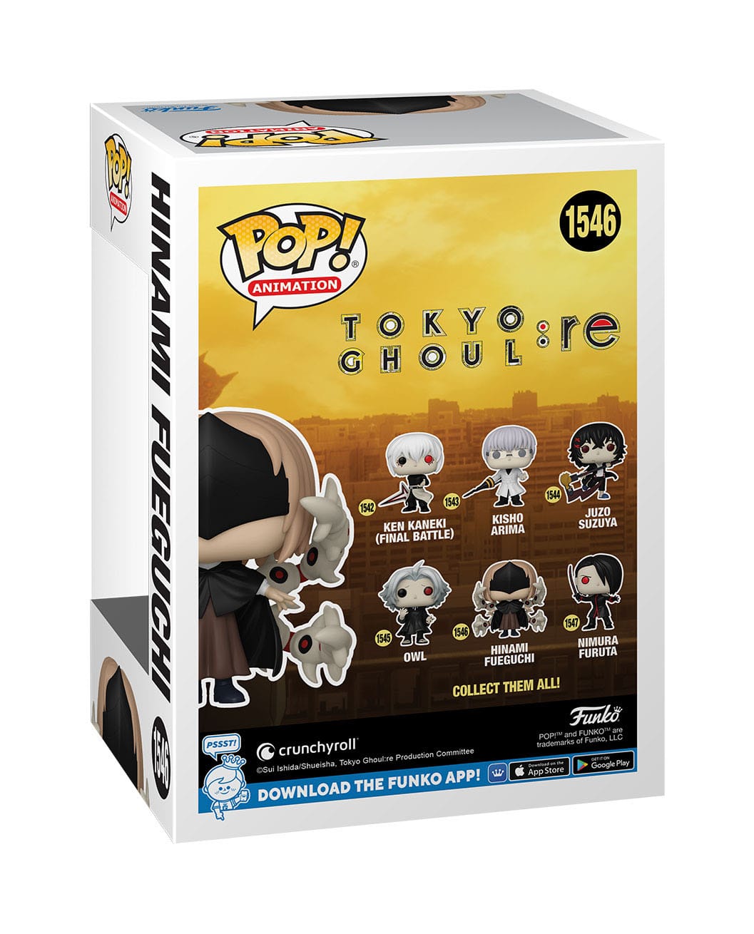 Tokyo Ghoul:re - Hinami Fueguchi (1546) Funko Pop! Animation Anime Vinyl Figure 9 cm