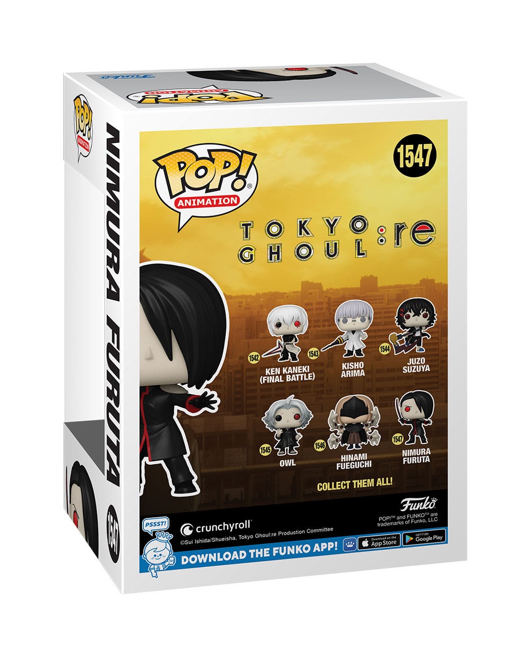 Tokyo Ghoul:re - Nimura Furuta (1547) Funko Pop! Animation Anime Vinyl Figure 9 cm