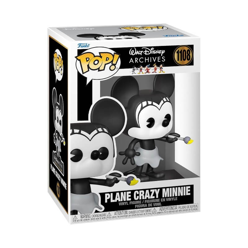 Walt Disney Archives - Plane Crazy Minnie 1928 (1108) Funko Pop! Minnie Mouse Vinyl Figure 9 cm