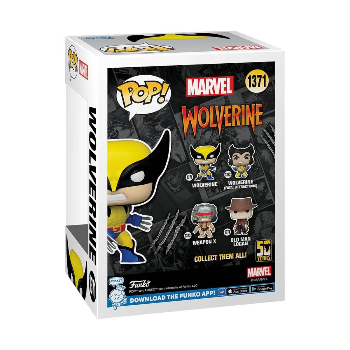 Wolverine 50 Years - Ultimate Wolverine (Classic) (1371) Funko Pop! Marvel Vinyl Figure 9 cm