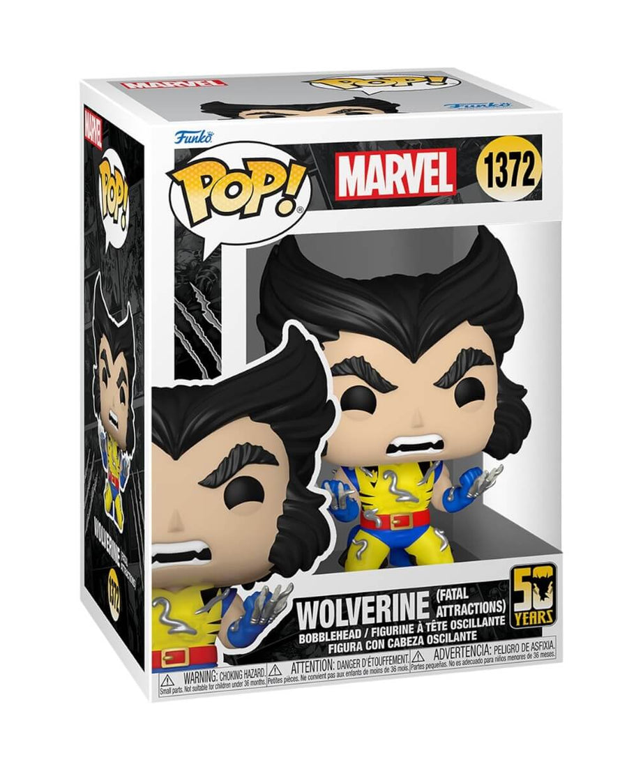 Wolverine 50 Years - Wolverine (Fatal Attractions) with Adamantium (1372) Funko Pop! Marvel Vinyl Figure 9 cm