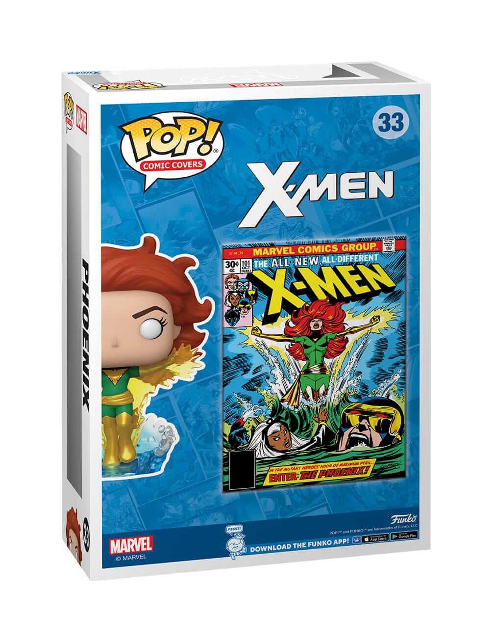 X-Men #101 - Phoenix (33) Funko Pop! Comic Covers Marvel Vinyl Figure 9 cm