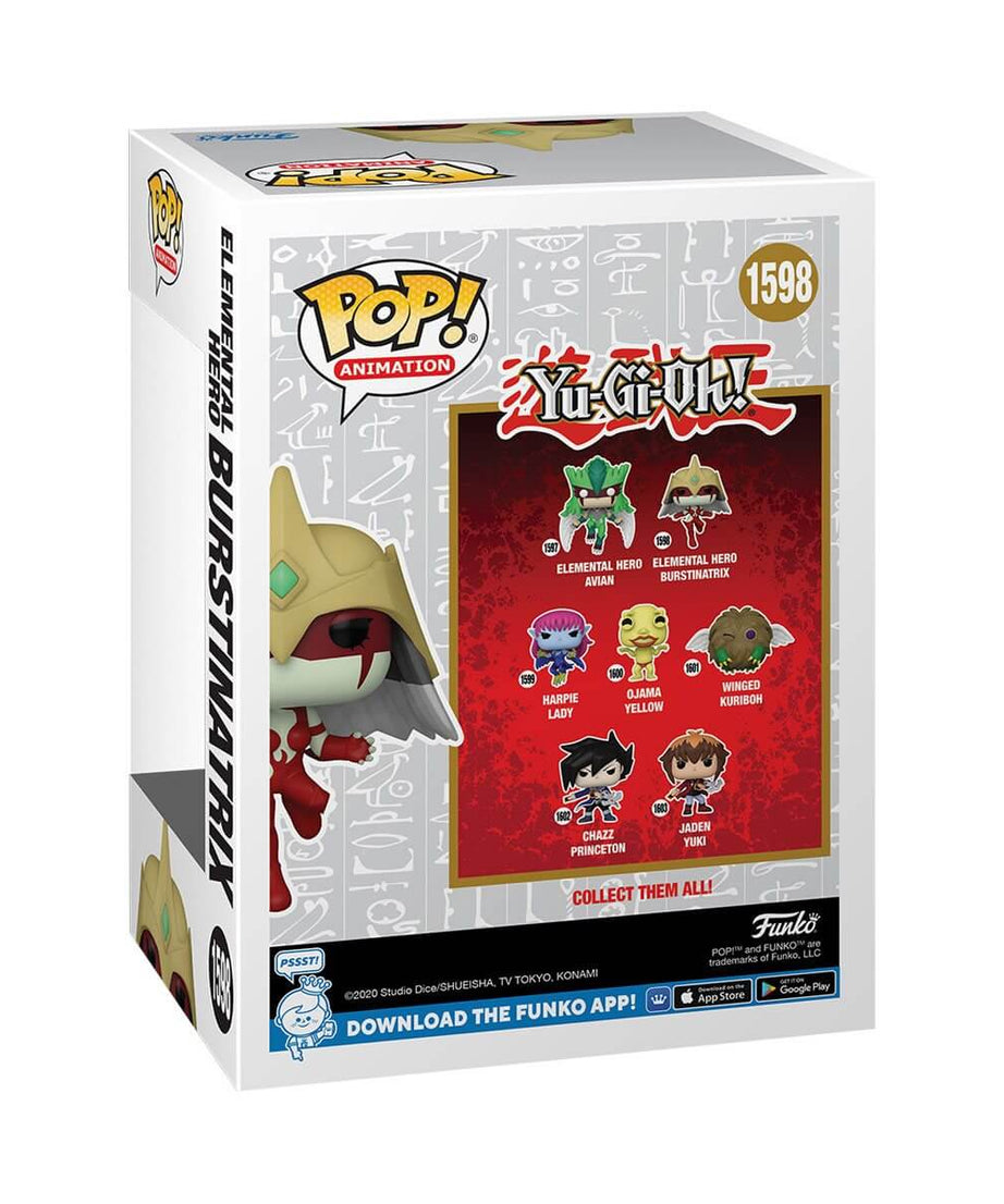 Yu-Gi-Oh! - Elemental Hero Burstinatrix (1598) Funko Pop! Animation Anime Eroe Elementale Vinyl Figure 9 cm