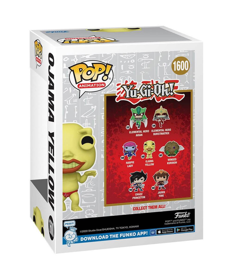 Yu-Gi-Oh! - Ojama Yellow (1600) Funko Pop! Animation Anime Ojama Giallo Vinyl Figure 9 cm
