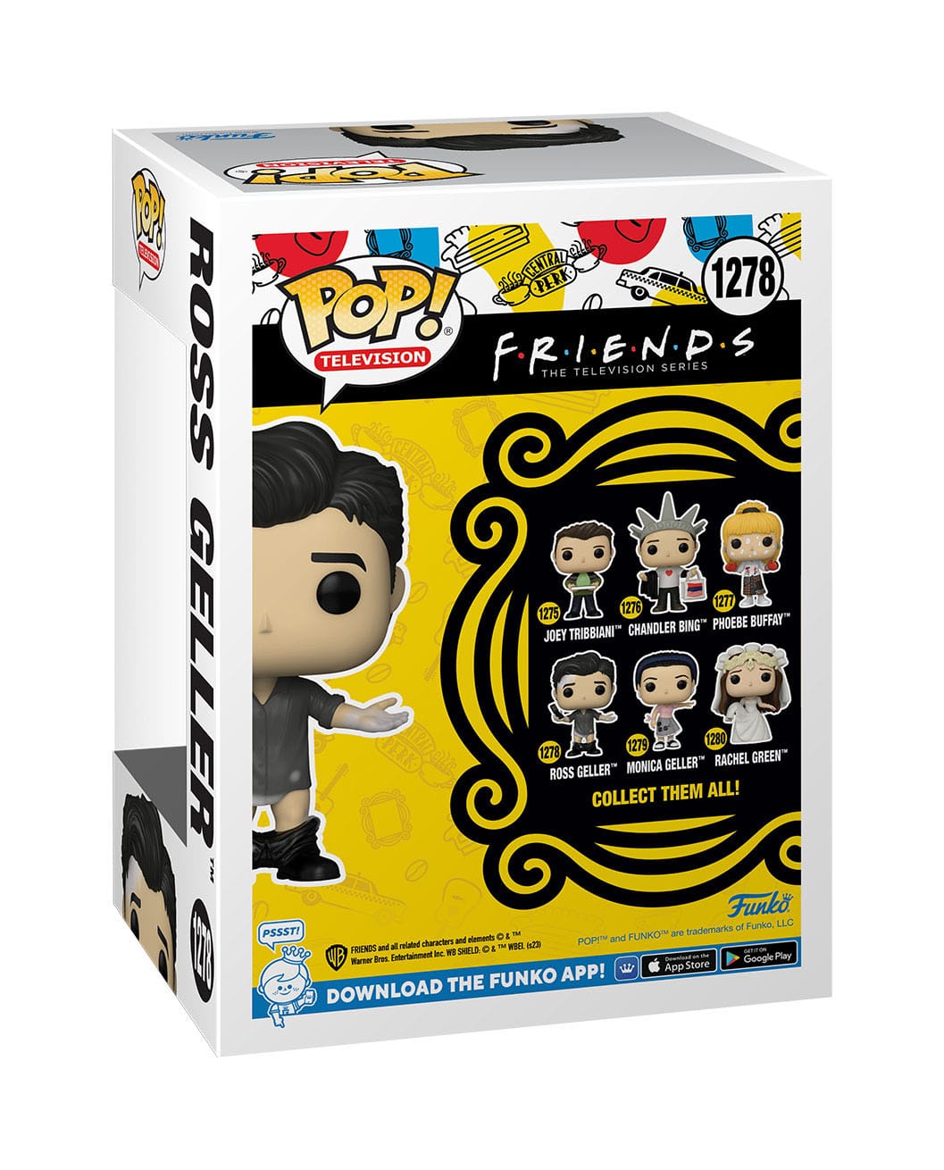 Friends - Ross Geller with Leather Pants (1278) Funko Pop! Television TV Vinyl Figure 9 cm