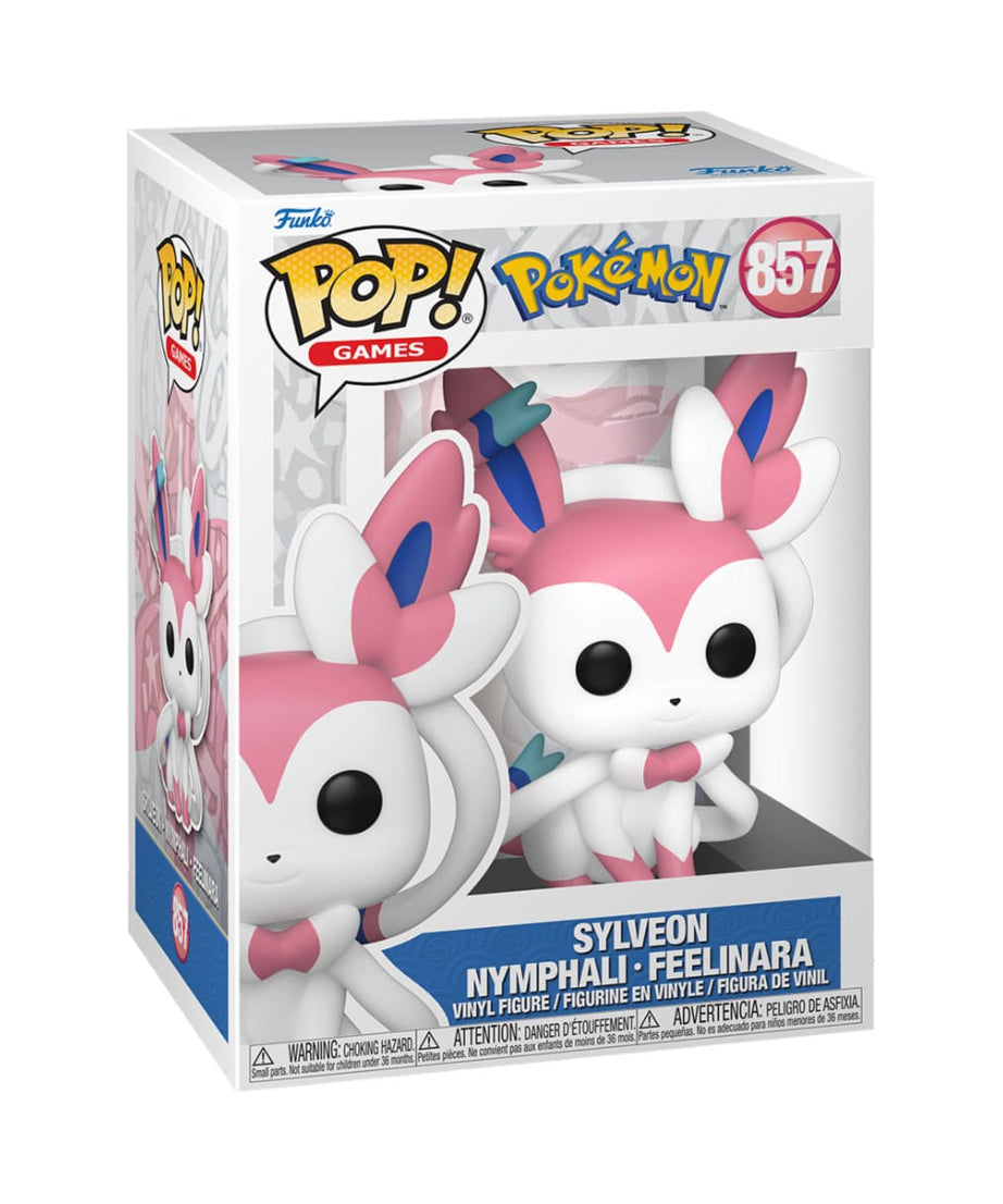 Pokémon - Sylveon (857) - Nymphali - Feelinara Funko Pop! Games Vinyl Figure EMEA 9 cm
