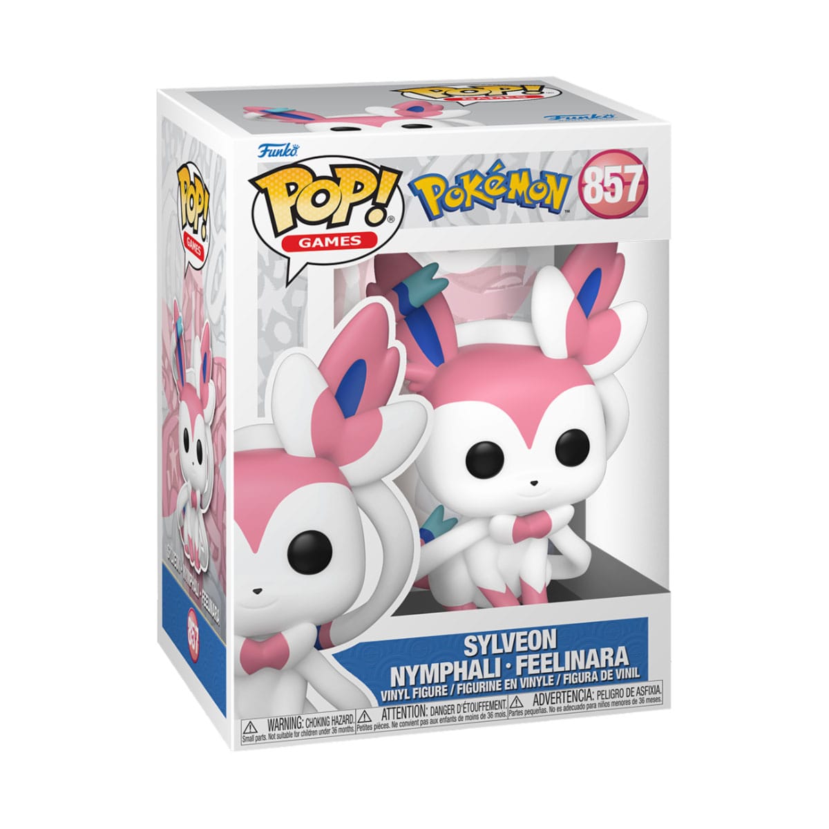 Pokémon - Sylveon (857) - Nymphali - Feelinara Funko Pop! Games Vinyl Figure EMEA 9 cm