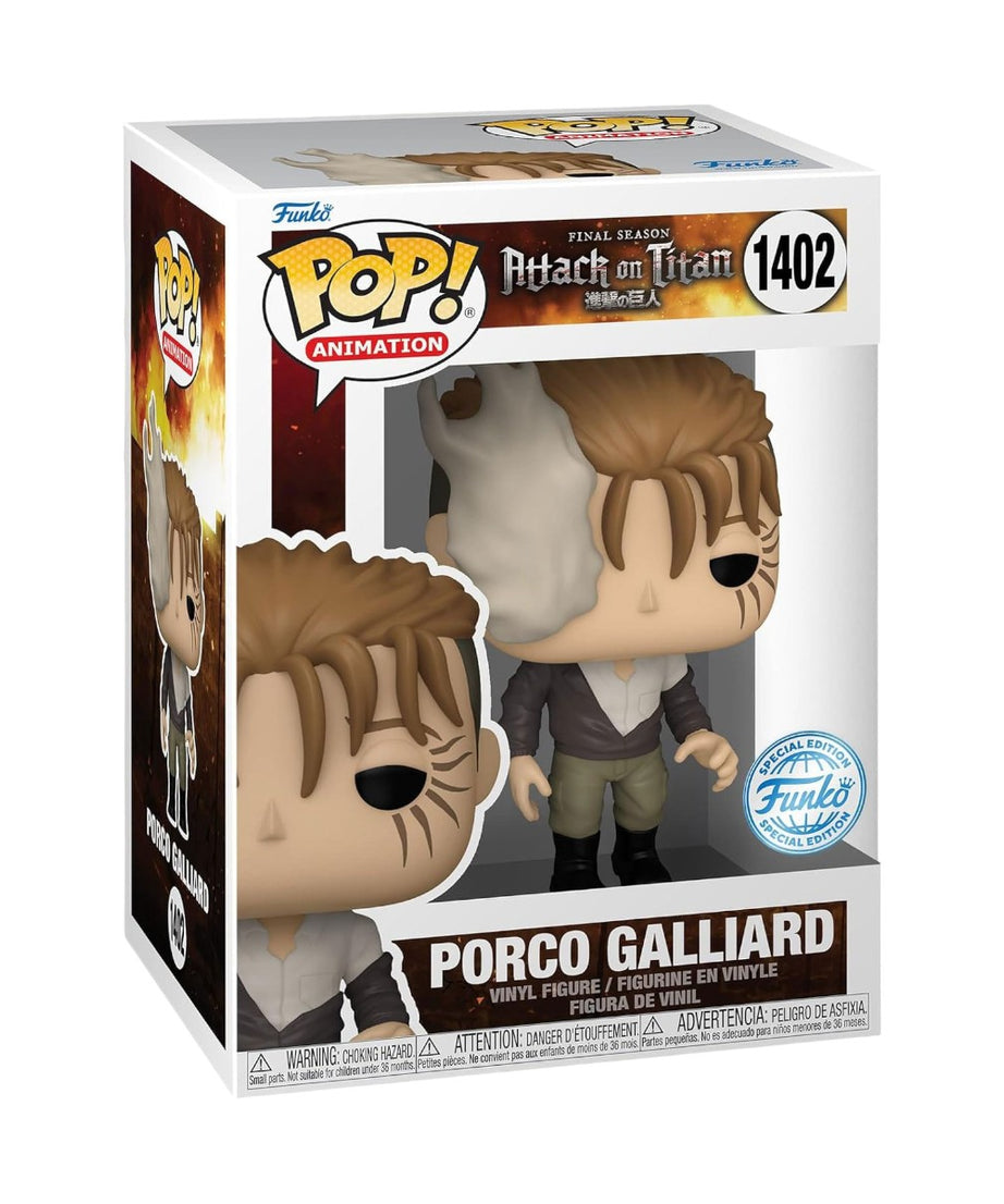 Attack on Titan - Porco Galliard (1402) Special Edition Funko Pop! Animation Anime Porco Vinyl Figure 12 cm